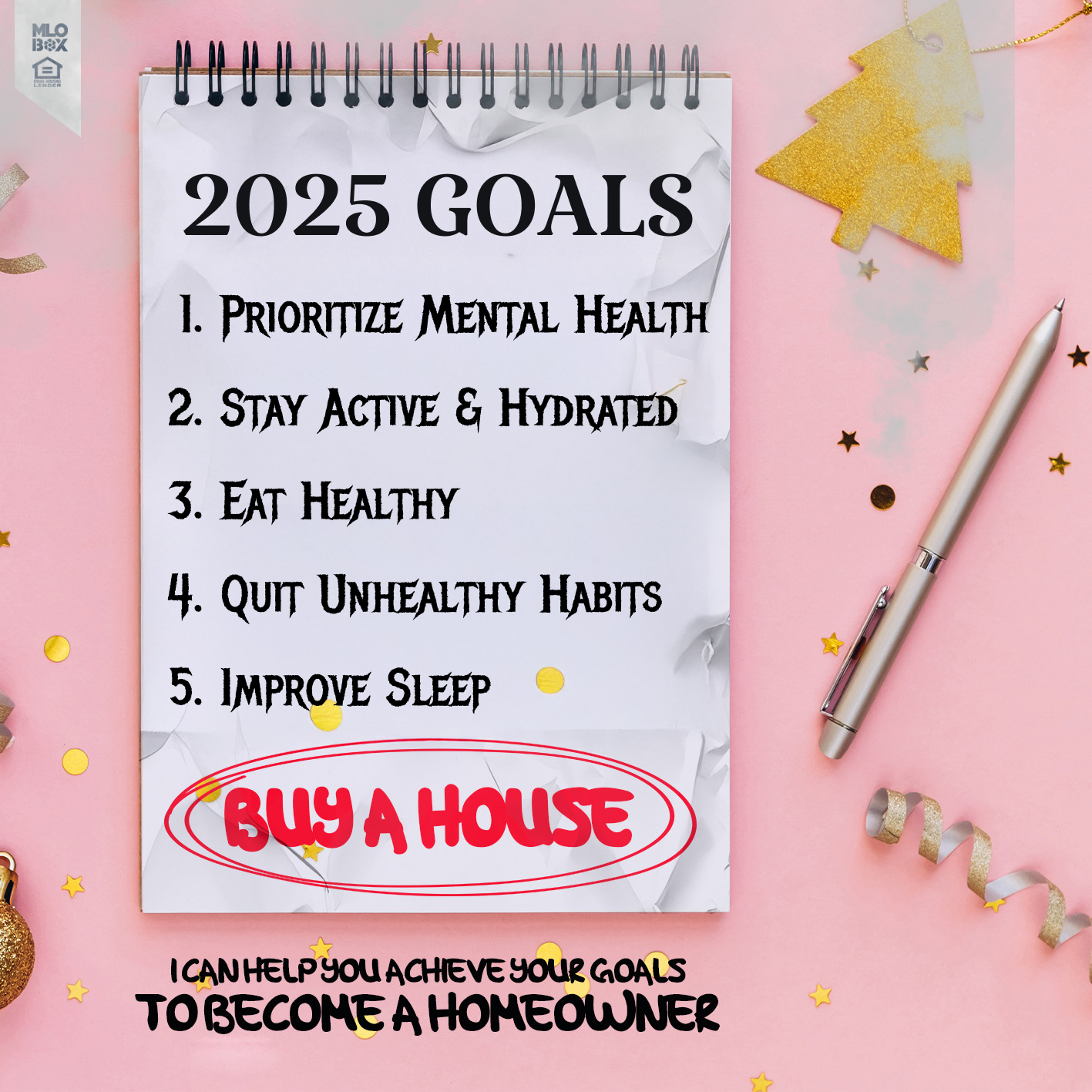 2024 GOALS - Greg Garrett - Real Estate Broker & Lender