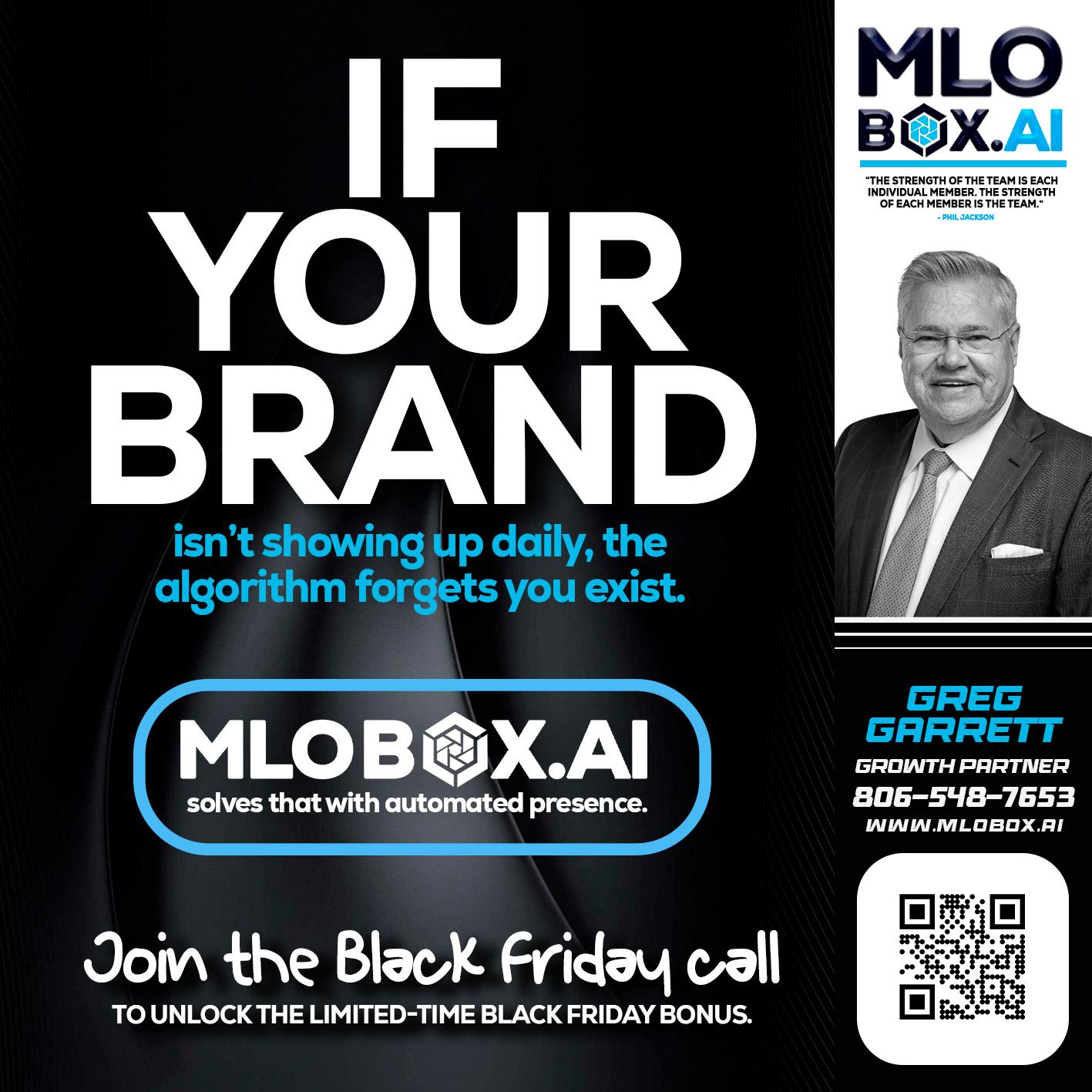 if your brand - Greg Garrett -Real Estate Broker & Lender