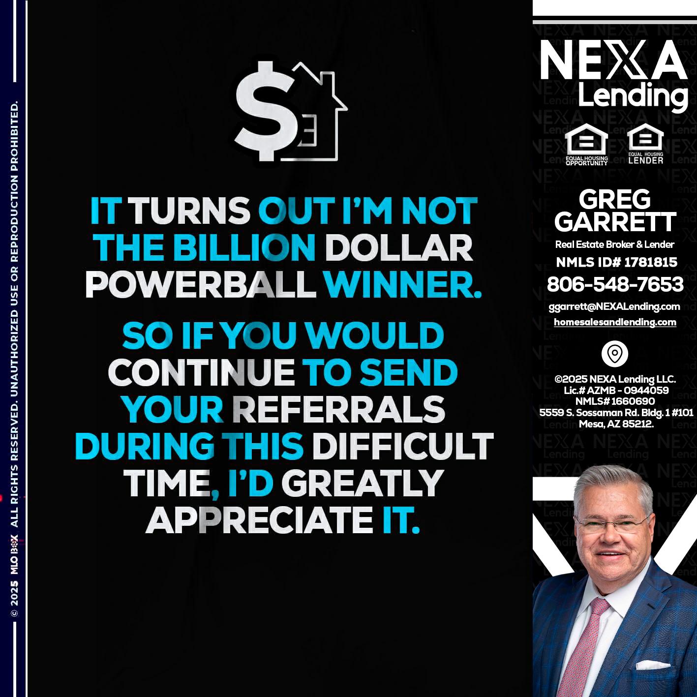 IT TURNS - Greg Garrett -Real Estate Broker & Lender
