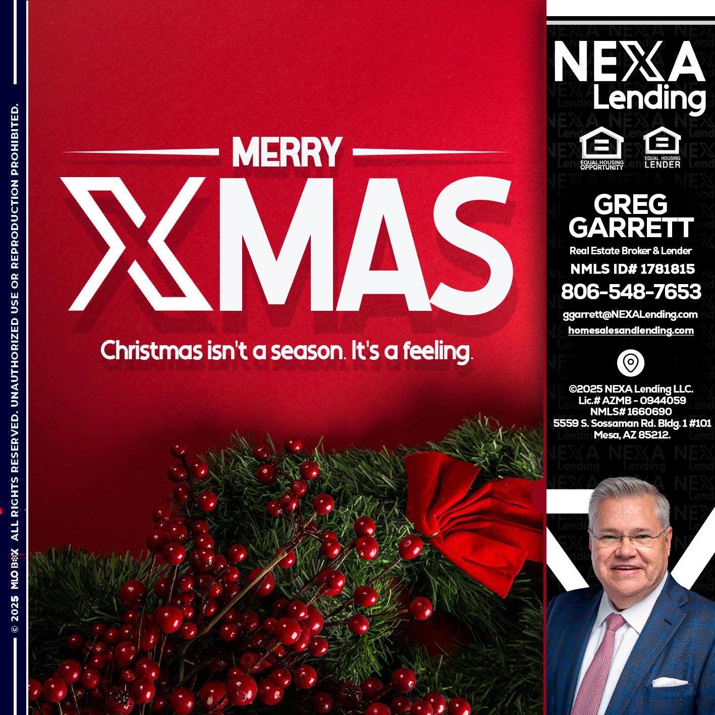 merry xmas - Greg Garrett -Real Estate Broker & Lender