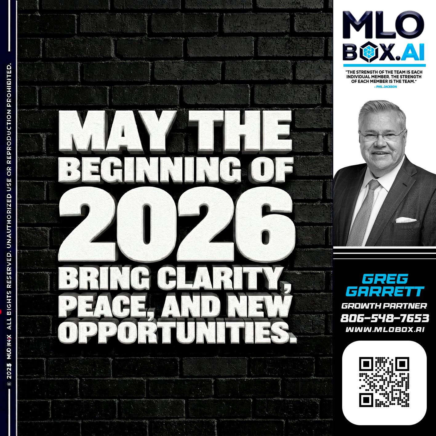 MAY THE 2026 - Greg Garrett -Real Estate Broker & Lender
