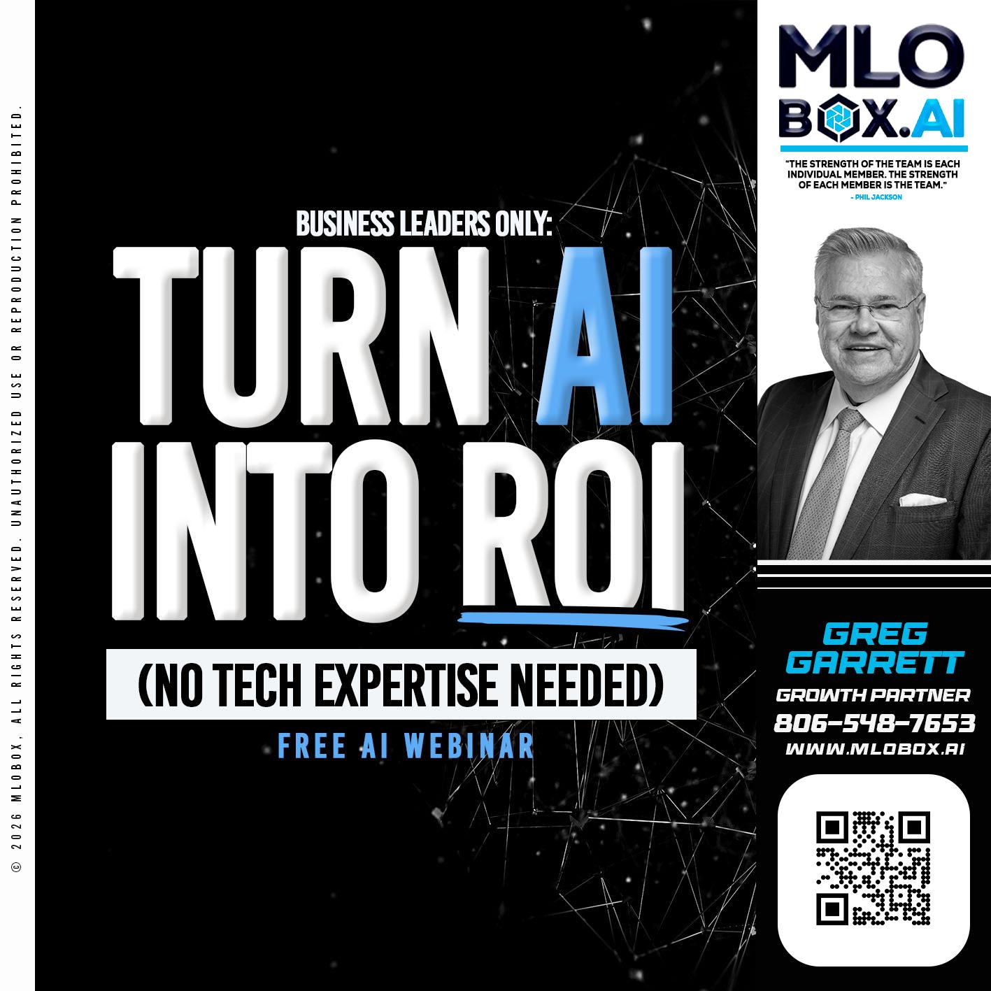 TURN AI - Greg Garrett -Real Estate Broker & Lender