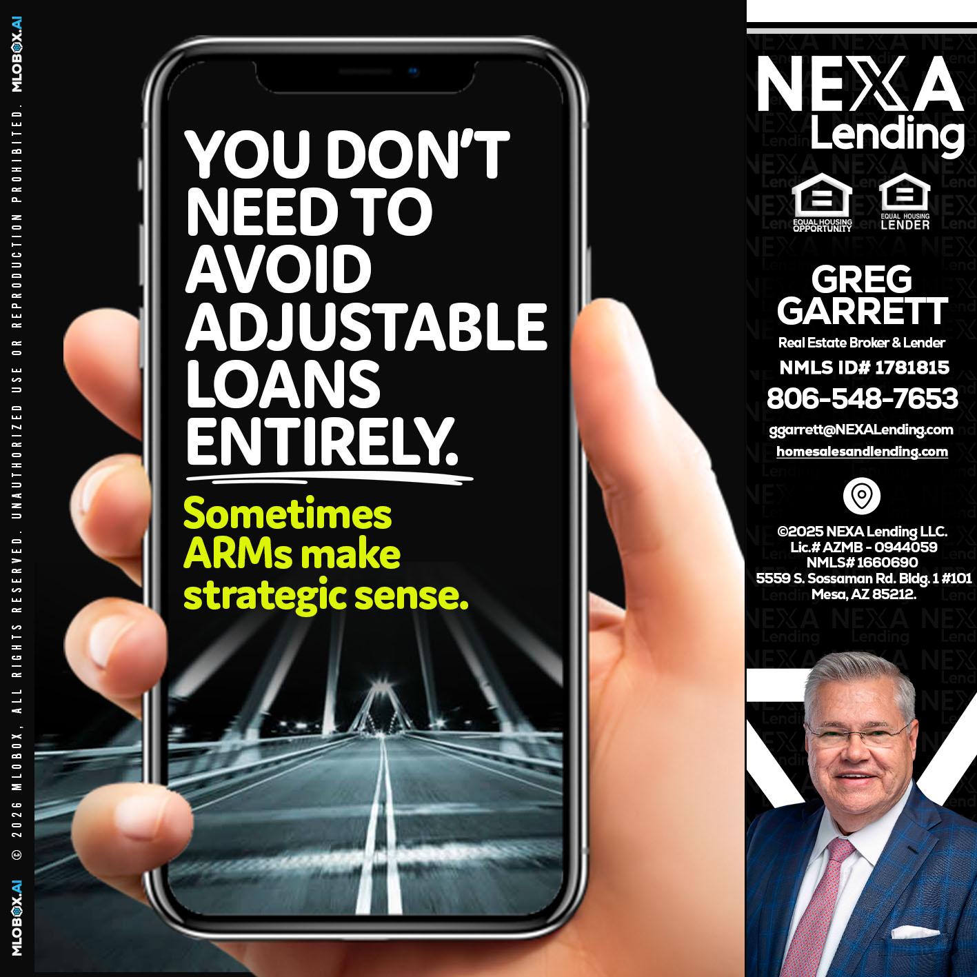 YOU DONT NEED - Greg Garrett -Real Estate Broker & Lender