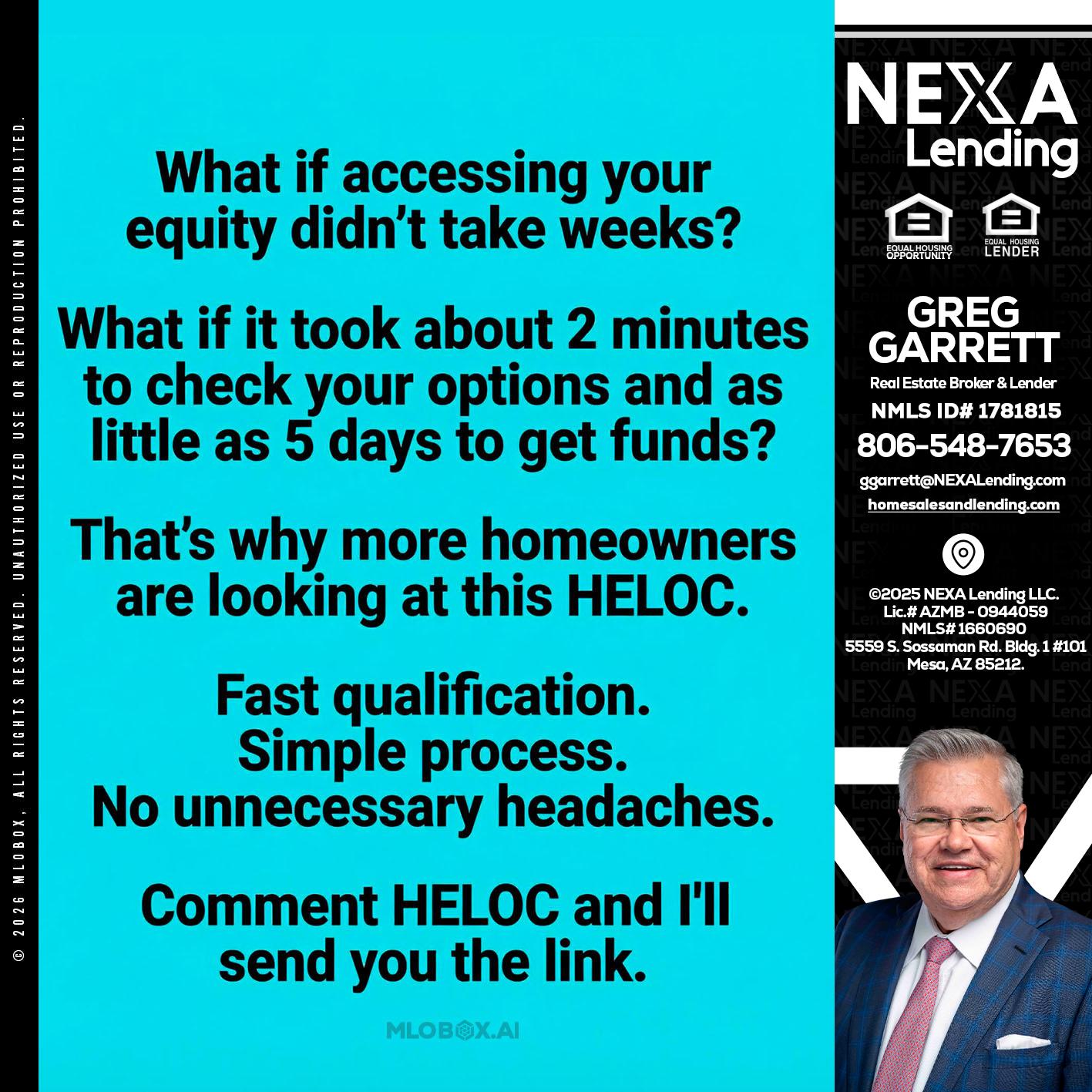 what if - Greg Garrett -Real Estate Broker & Lender
