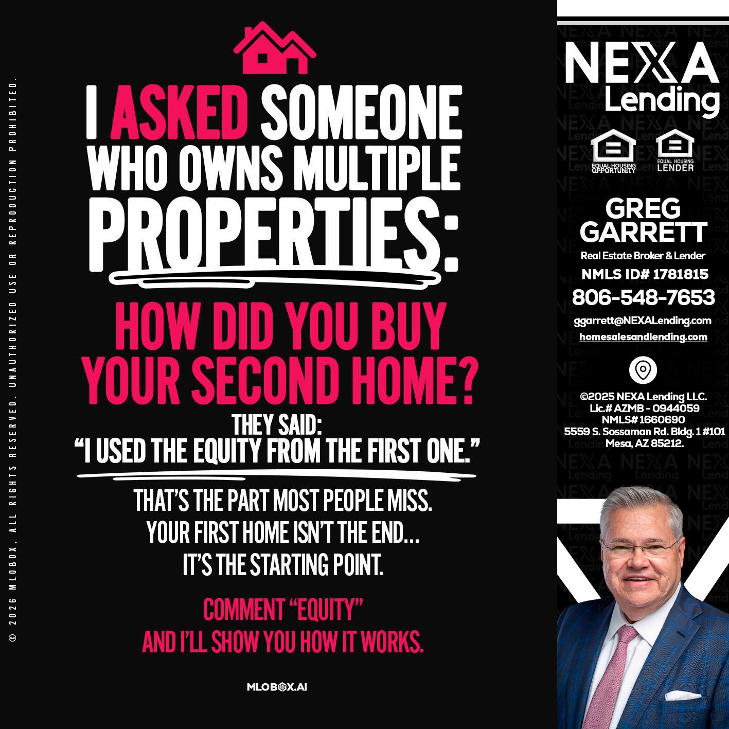 I ASKED SOMEONE - Greg Garrett -Real Estate Broker & Lender