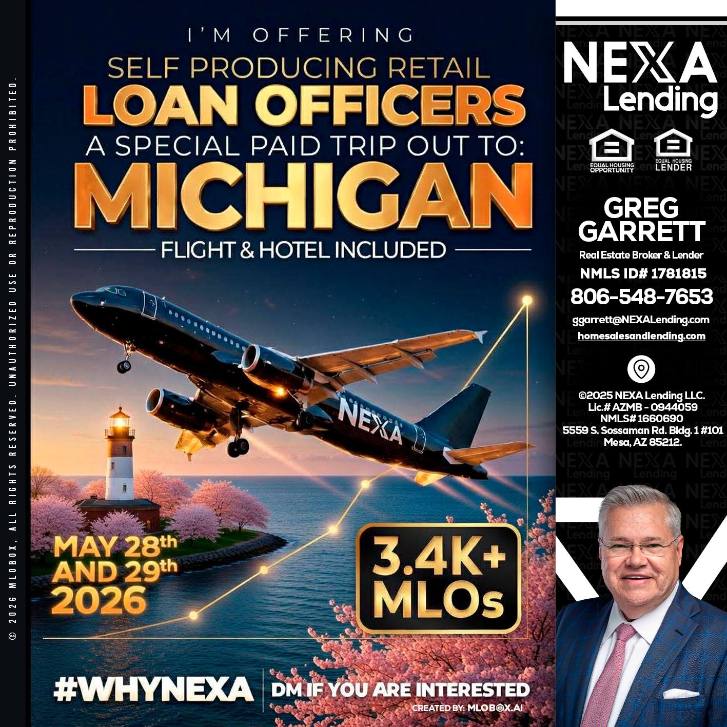 MICHIGAN TRIP - Greg Garrett -Real Estate Broker & Lender