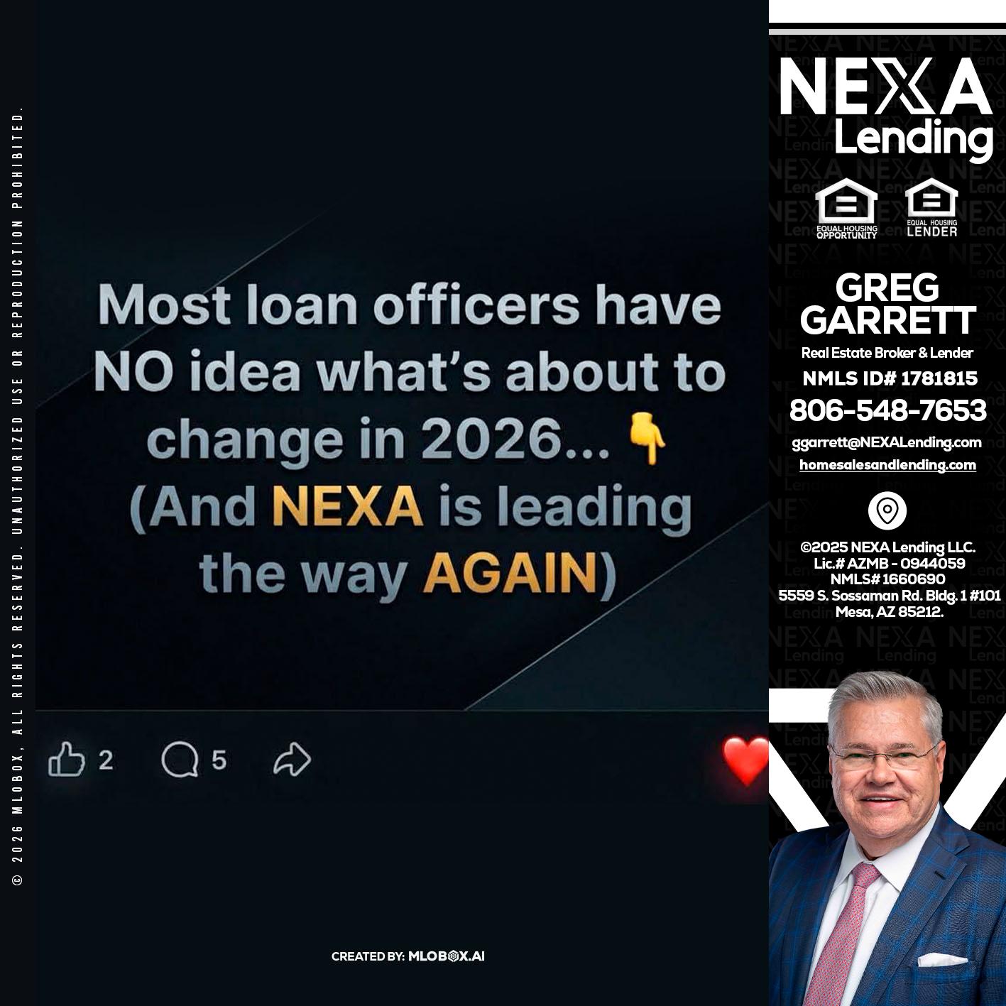 most loan officers - Greg Garrett -Real Estate Broker & Lender