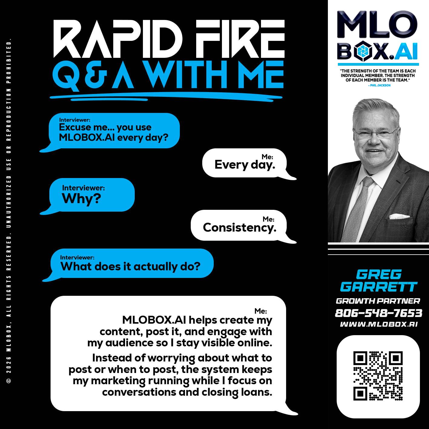 RAPID Q&A - Greg Garrett -Real Estate Broker & Lender