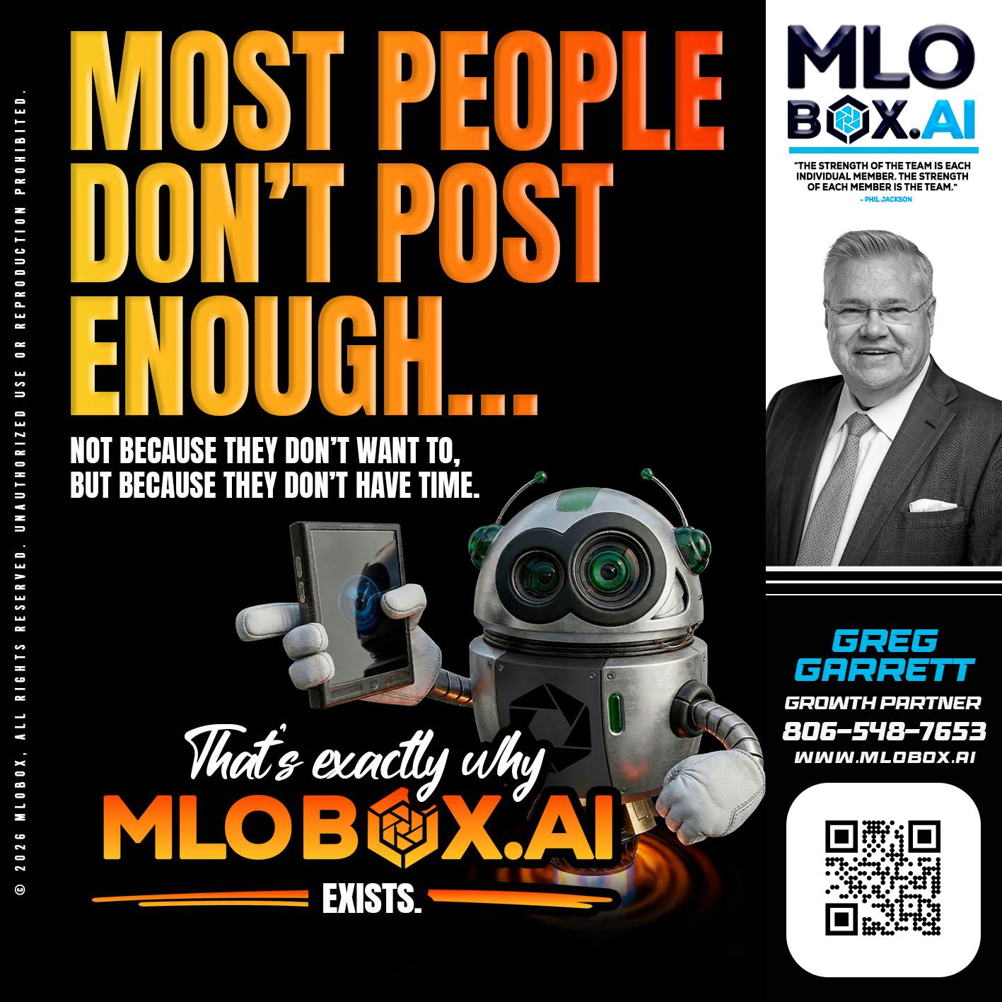 most people - Greg Garrett -Real Estate Broker & Lender