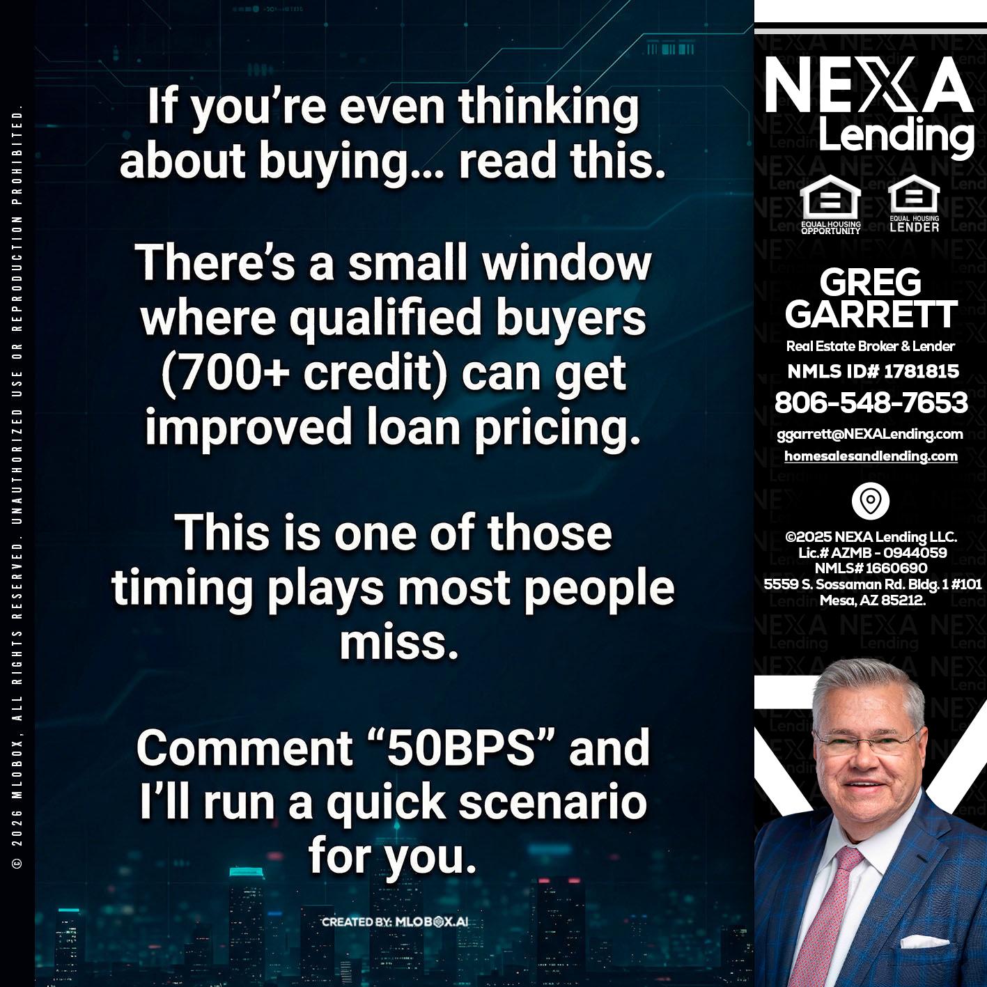 IF YOU EVER - Greg Garrett -Real Estate Broker & Lender