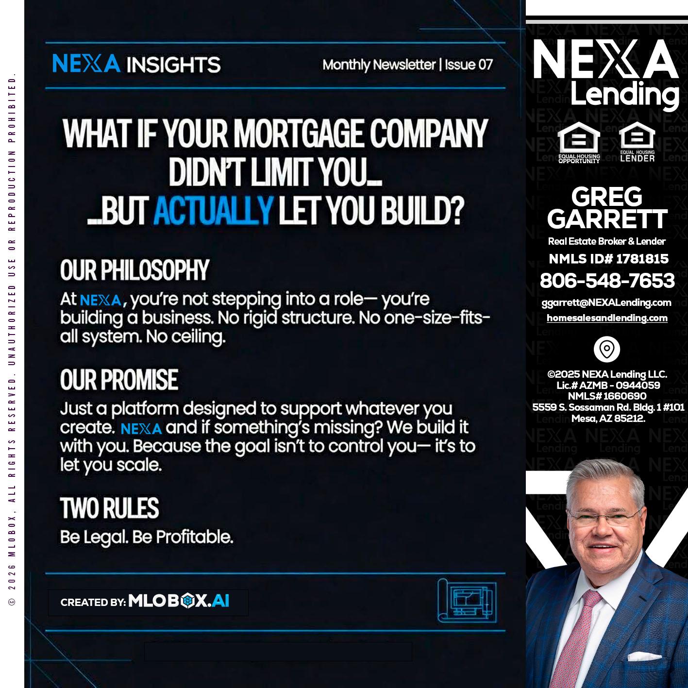 NEXA INSIGHTS - Greg Garrett -Real Estate Broker & Lender