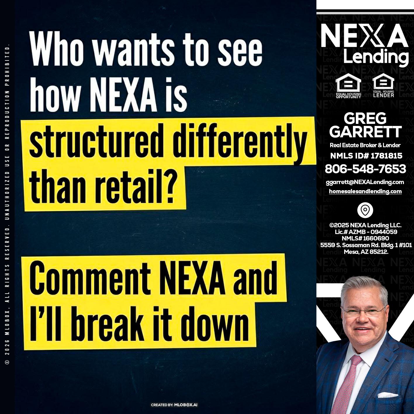who want to see - Greg Garrett -Real Estate Broker & Lender