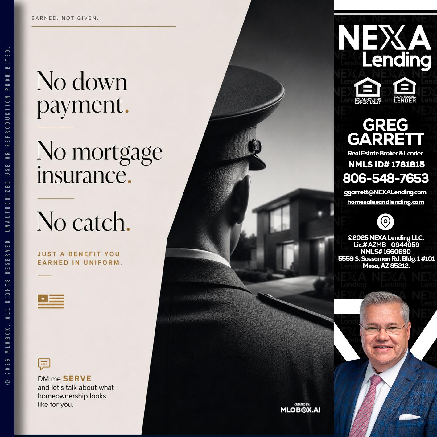 NO DOWN PAYMENT - Greg Garrett -Real Estate Broker & Lender