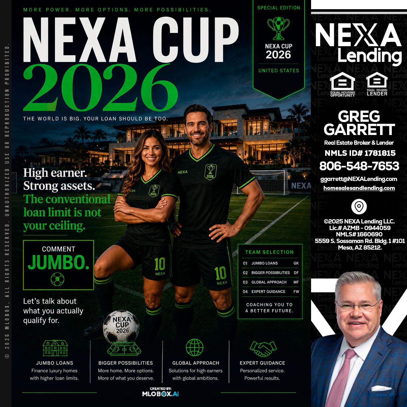 NEXA CUP 2026 - Greg Garrett -Real Estate Broker & Lender