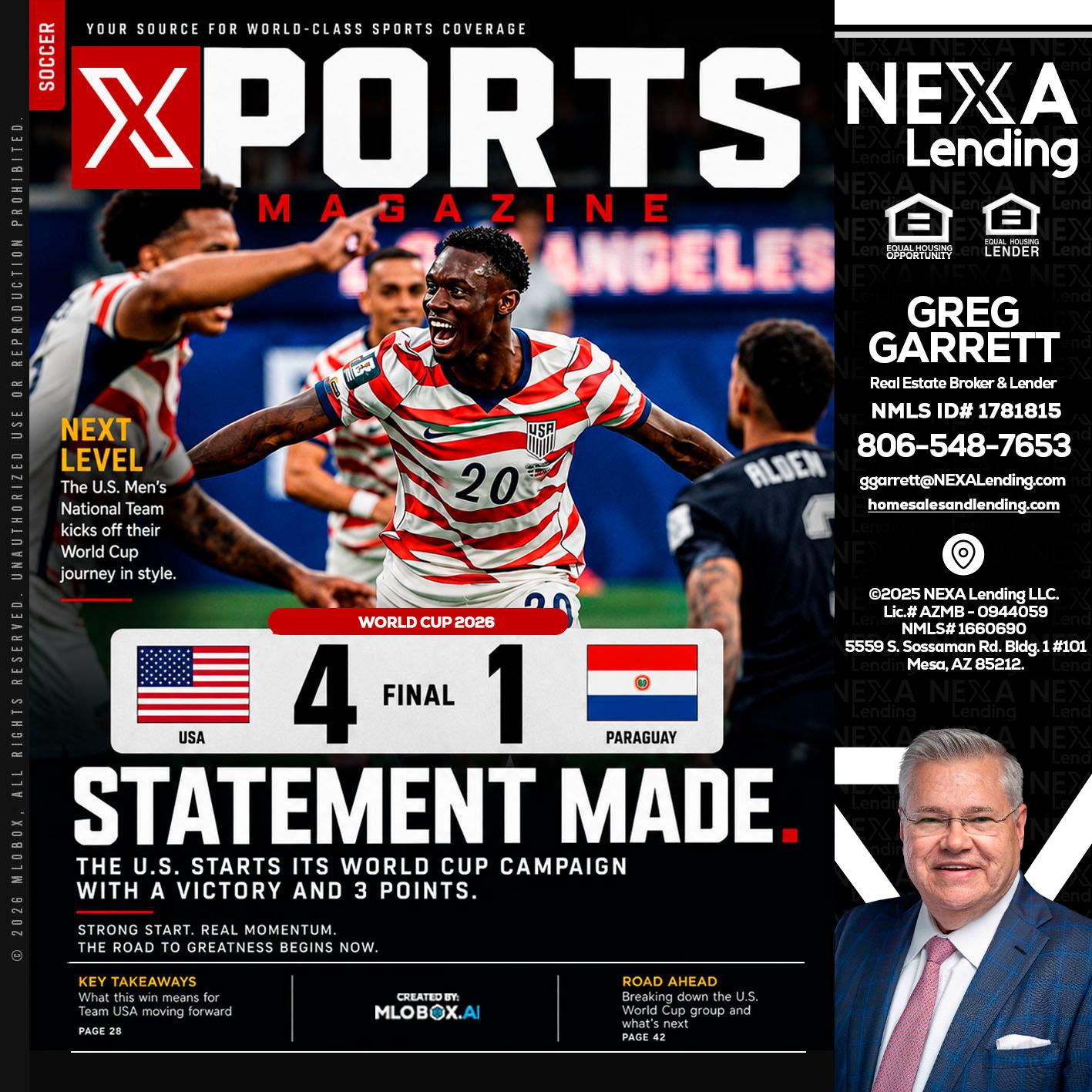 XPORTS - Greg Garrett -Real Estate Broker & Lender