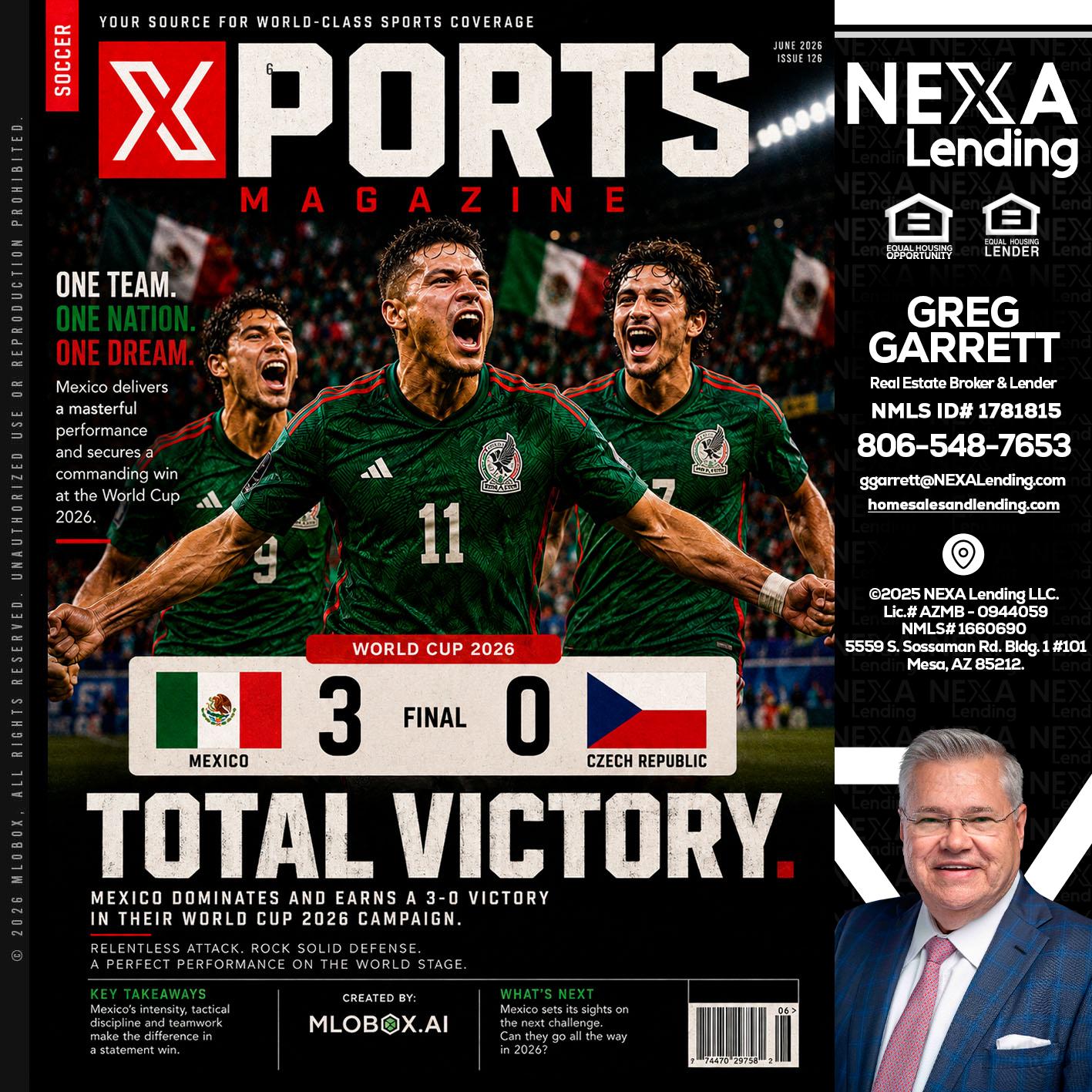 World Cup 2026 MEX 1-0 CZECH - Greg Garrett -Real Estate Broker & Lender