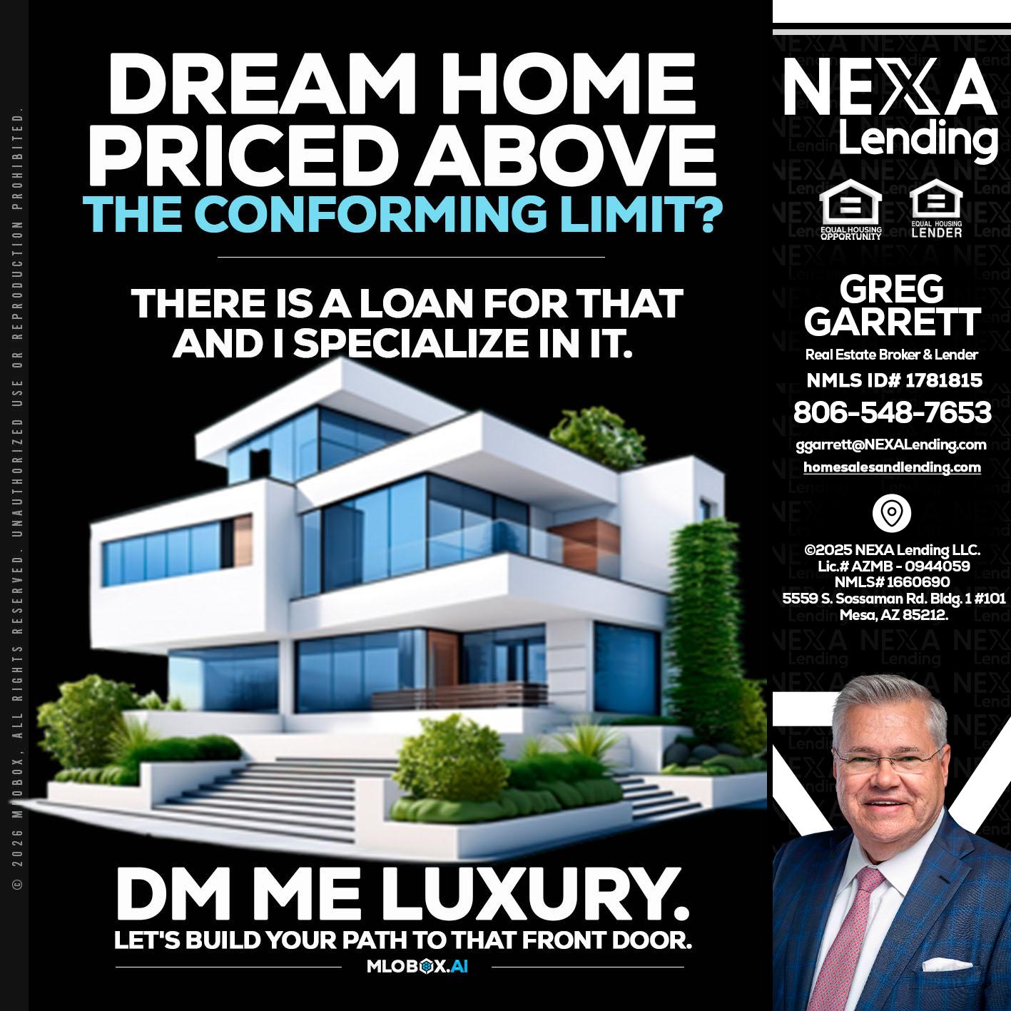 DREAM HOME - Greg Garrett -Real Estate Broker & Lender