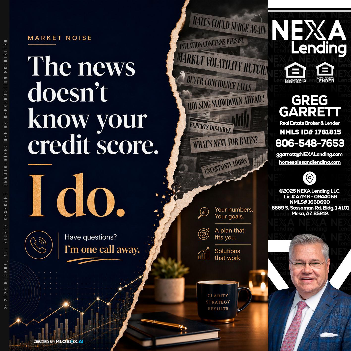 MARKET NOISE - Greg Garrett -Real Estate Broker & Lender